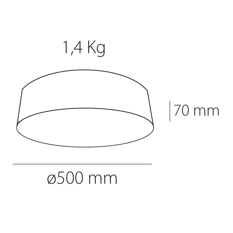 Athenas Bulb ø500 mm - imagine 3